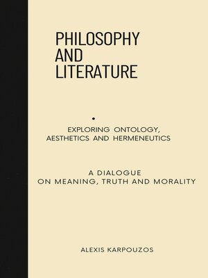 cover image of PHILOSOPHY AND LITERATURE